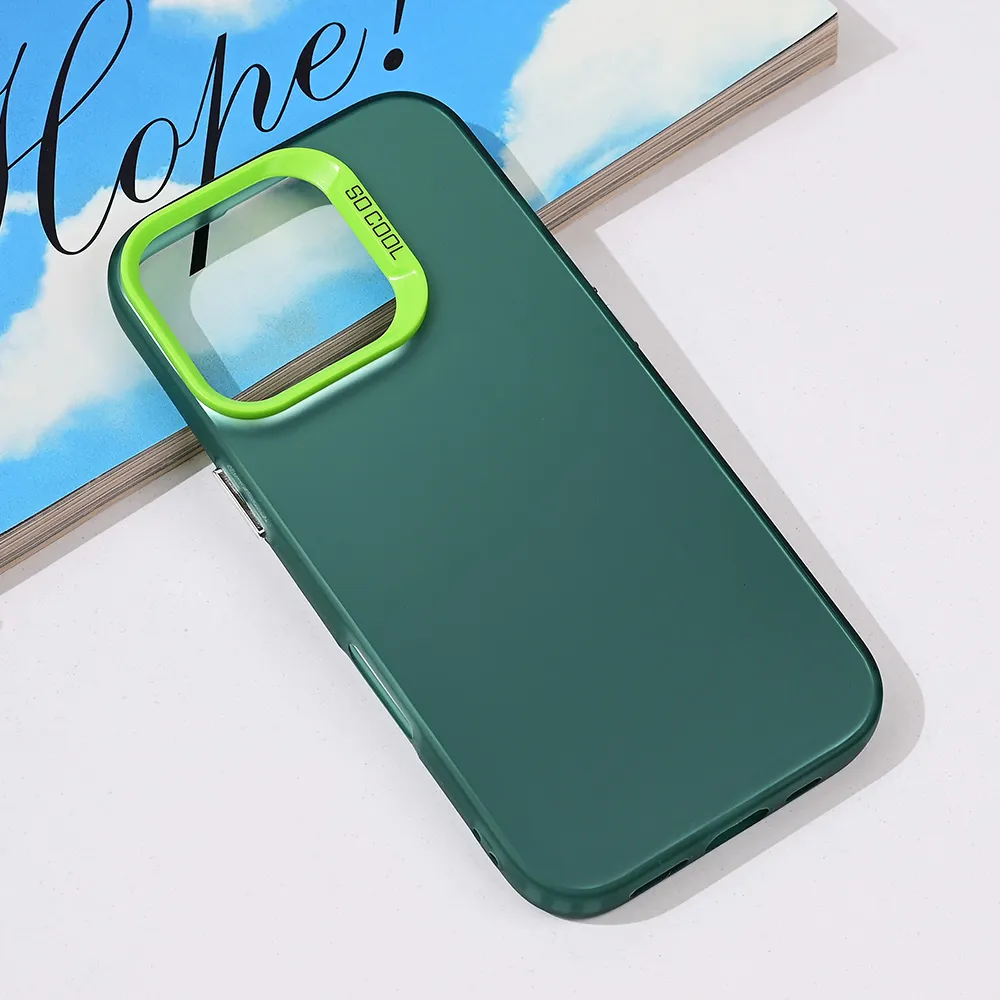 Torbica Clear za iPhone 16 Pro 6.3 zelena