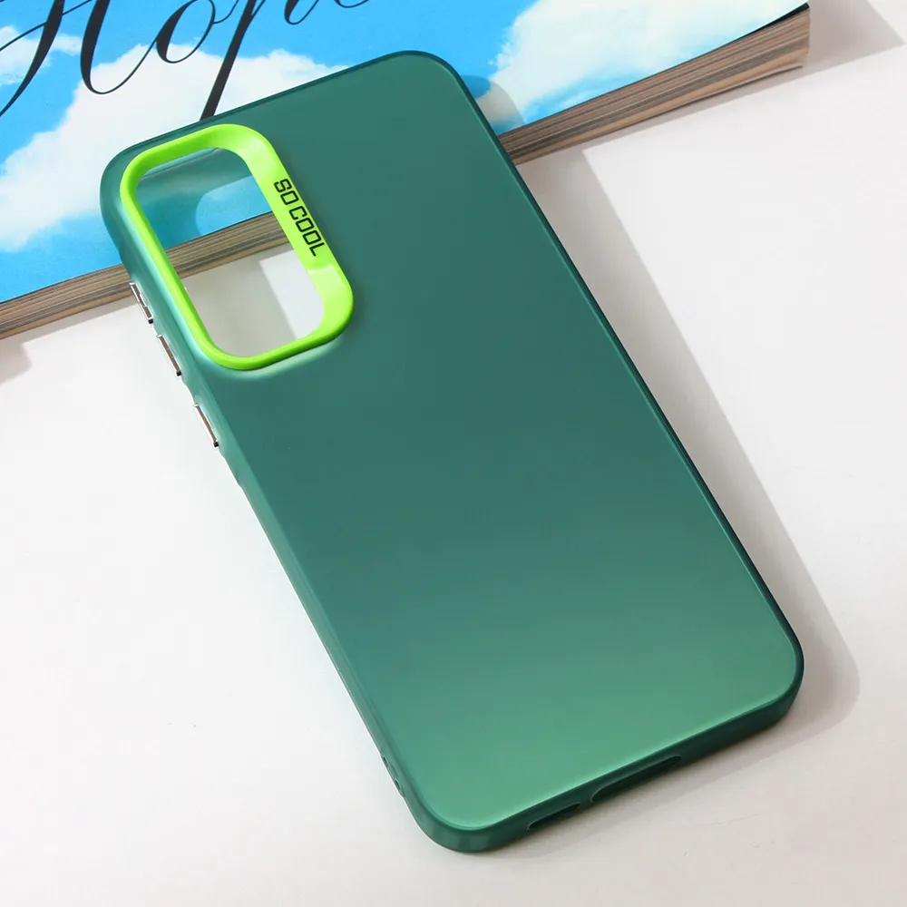Torbica Clear za Samsung A556B Galaxy A55 5G zelena