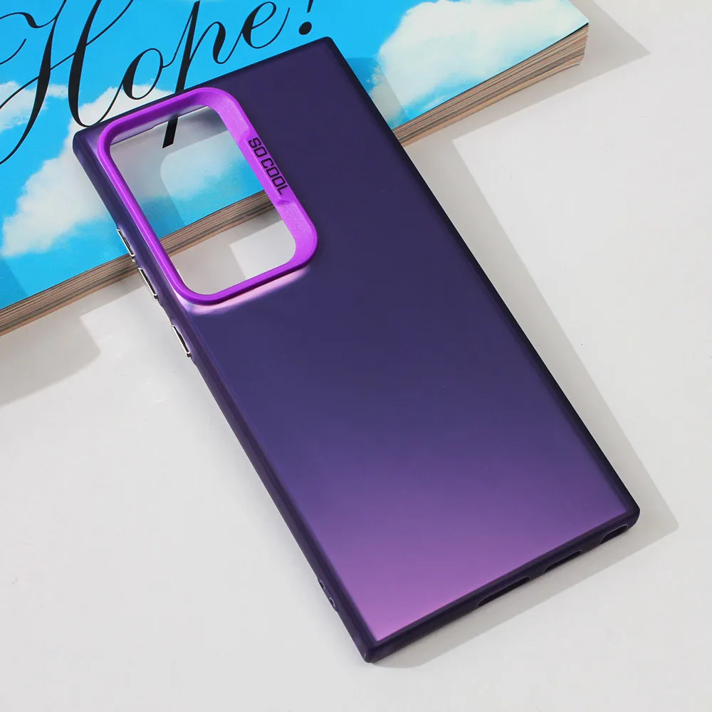 Torbica Clear za Samsung S911B Galaxy S23 ljubicasta