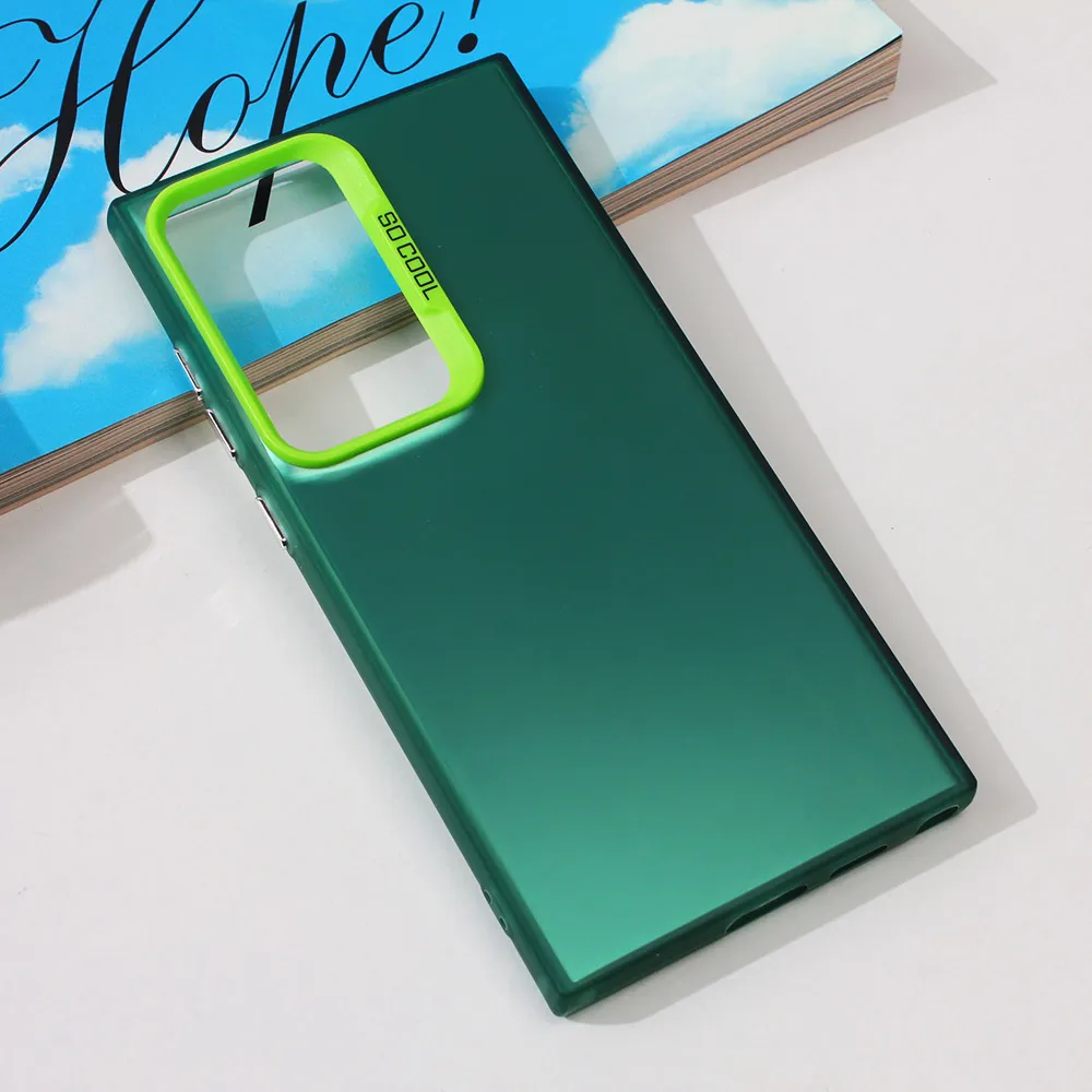 Torbica Clear za Samsung S911B Galaxy S23 zelena