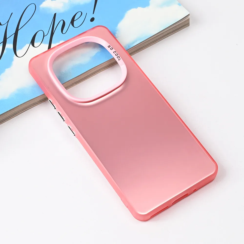 Torbica Clear za Xiaomi Redmi Note 14 Pro 4G roze