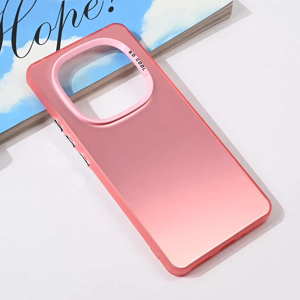 Torbica Clear za Xiaomi Redmi Note 14 Pro 5G roze