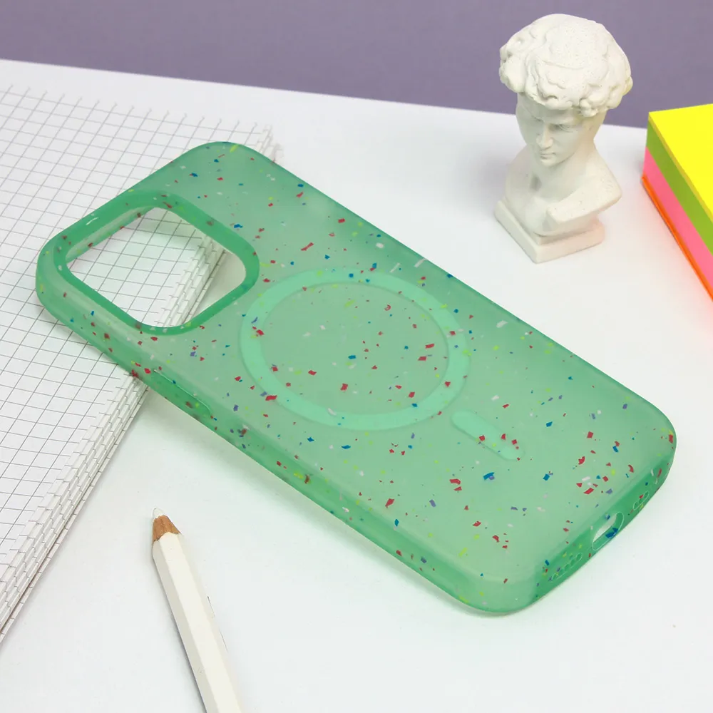 Torbica Colorful Magsafe za iPhone 13 Pro 6.1 zelena