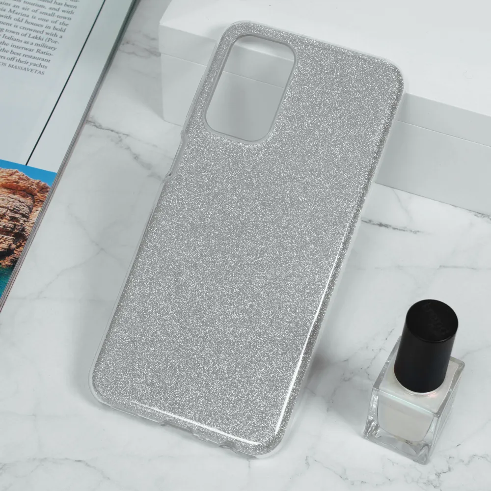 Torbica Crystal Dust za Samsung A235B Galaxy A23 4G/5G srebrna