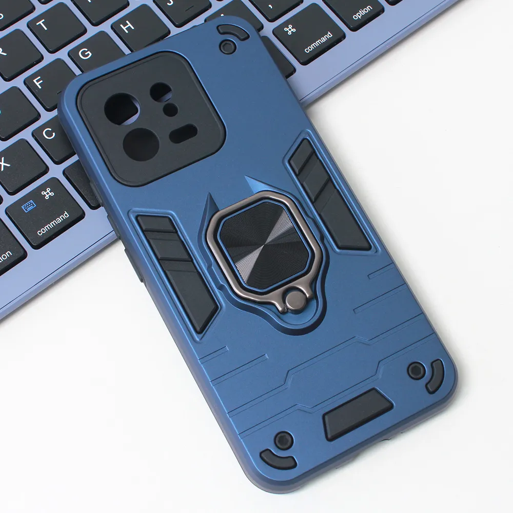 Torbica Cube Ring za Xiaomi 13 tamno plava