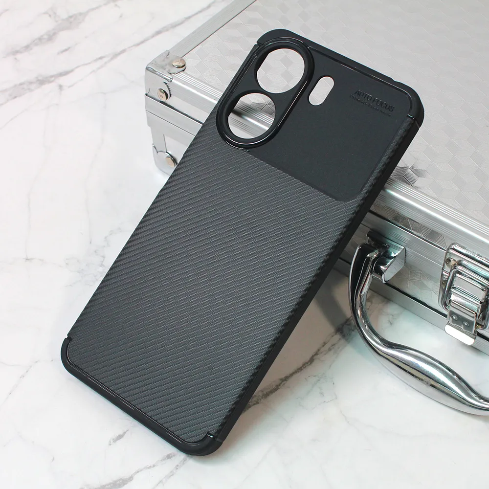 Torbica Defender Carbon za Xiaomi Redmi 13C crna