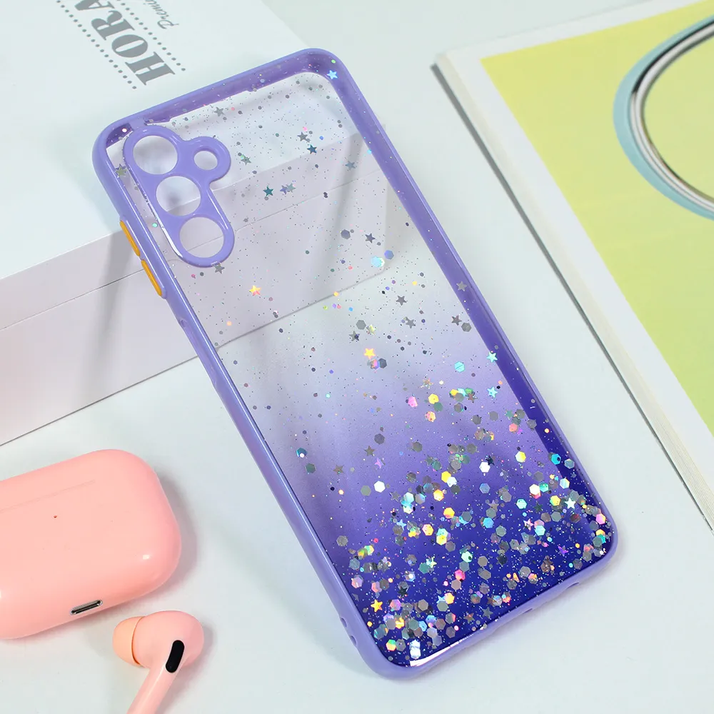 Torbica Frame Glitter za Samsung A136B Galaxy A13 5G ljubicasta