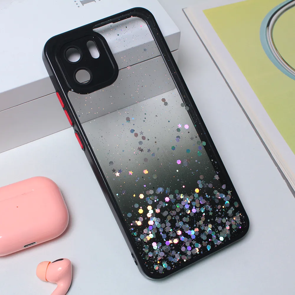 Torbica Frame Glitter za Xiaomi Redmi A1/A2 crna