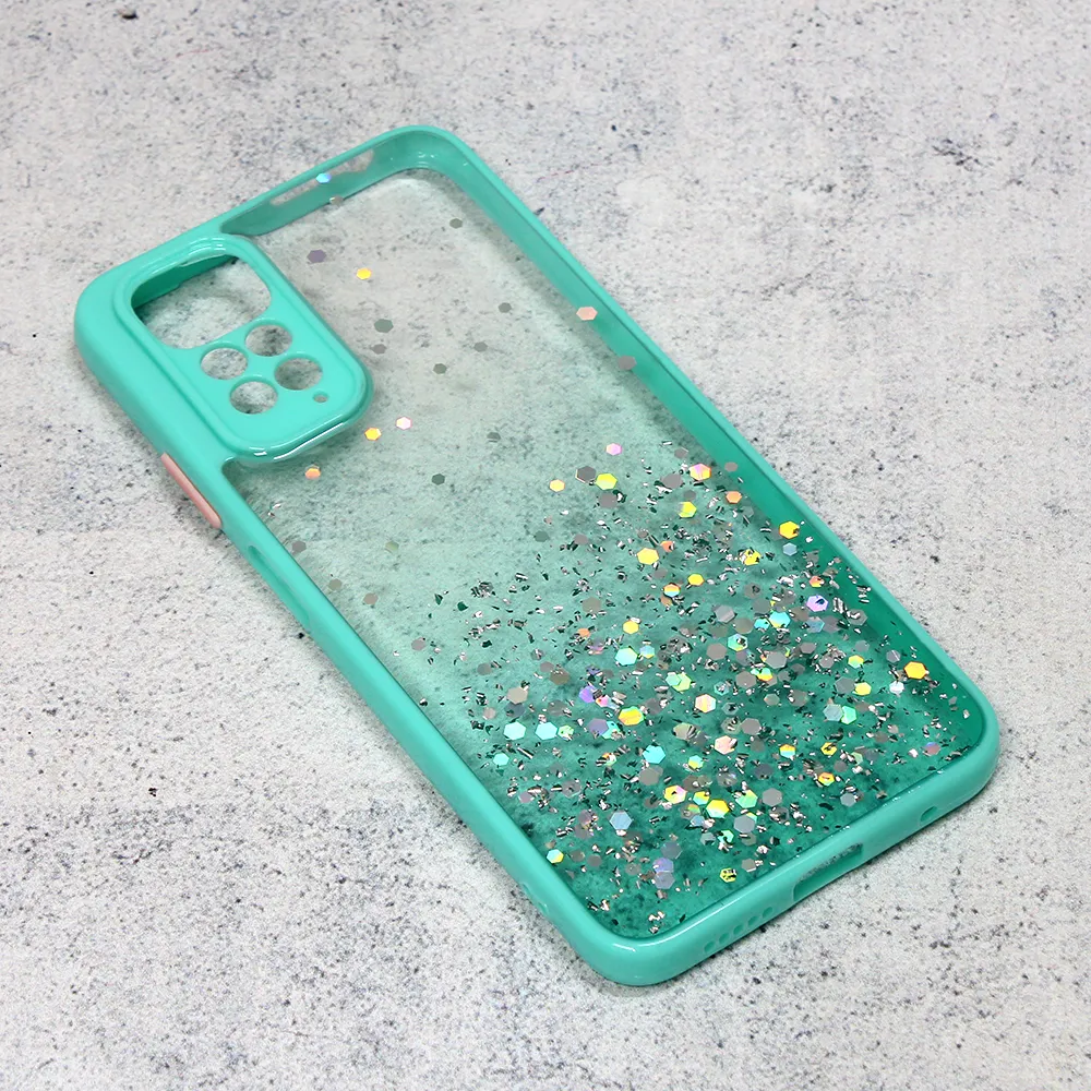 Torbica Frame Glitter za Xiaomi Redmi Note 11 Pro 4G/5G/Note 12 Pro 4G mint