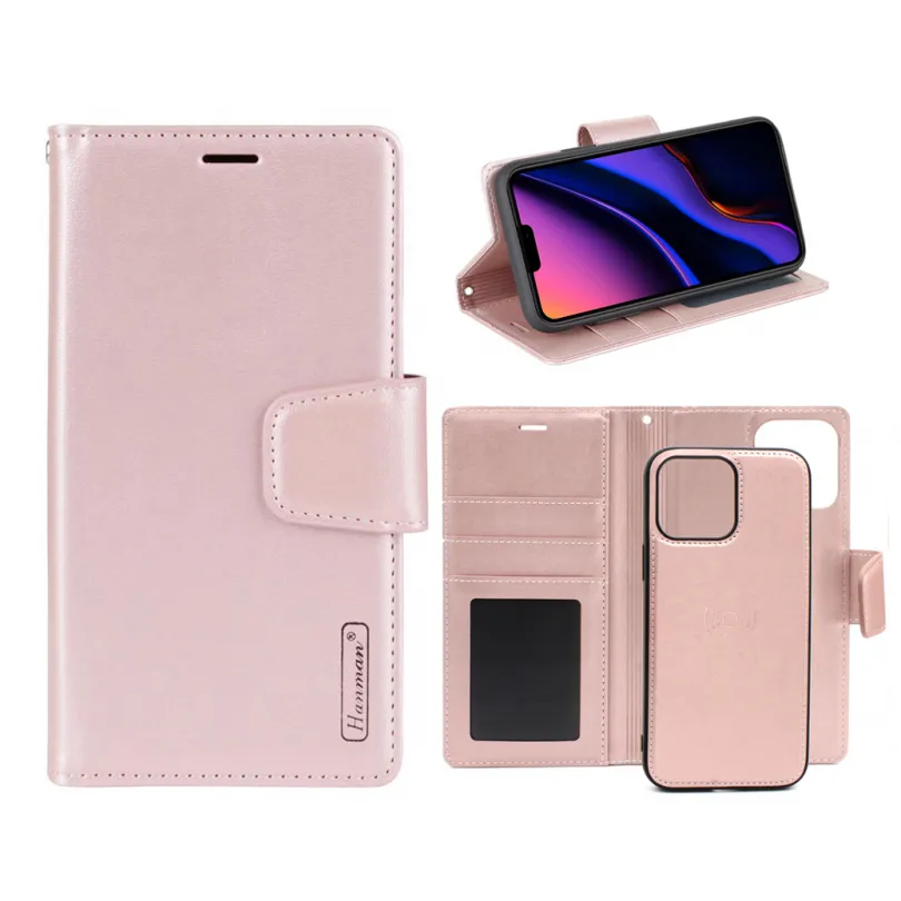 Torbica Hanman Canvas ORG 2u1 za iPhone 13 Pro 6.1 roze