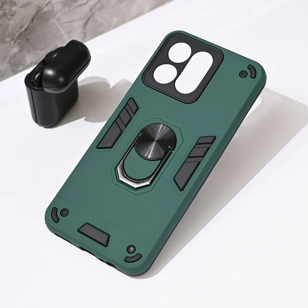 Torbica Hard Ring za Honor 200 Smart/Honor X7c tamno zelena