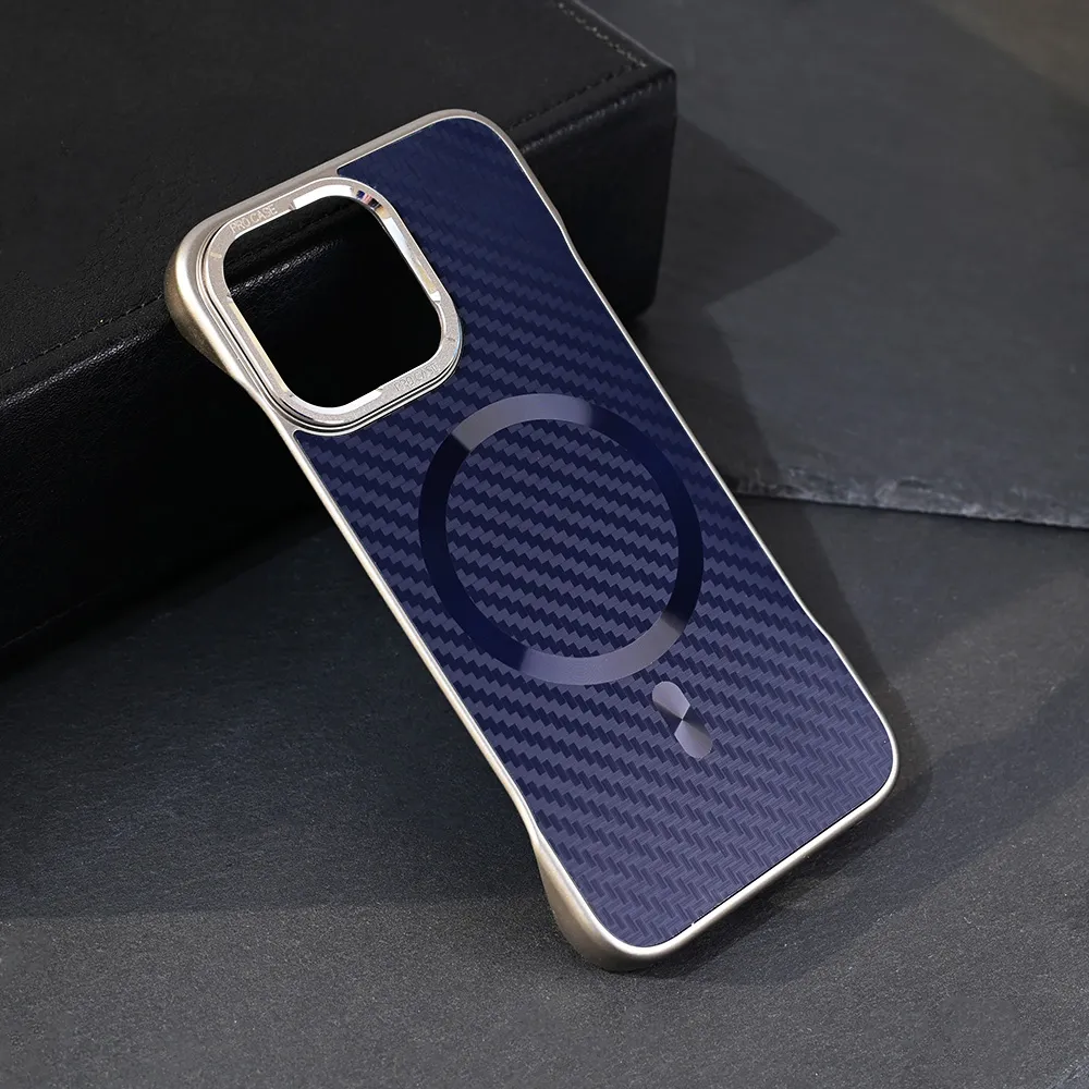 Torbica Magsafe Carbon za iPhone 13 Pro 6.1 plava