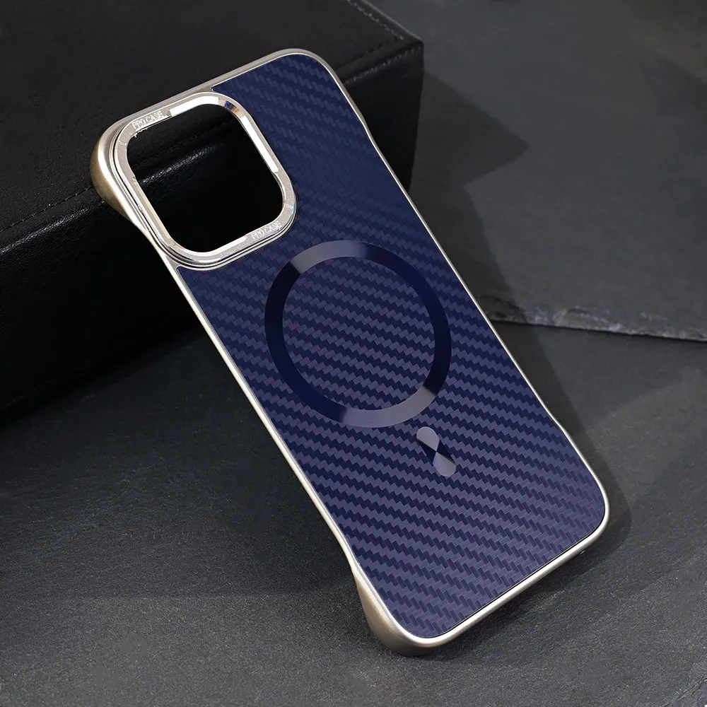Torbica Magsafe Carbon za iPhone 15 Pro Max 6.7 plava