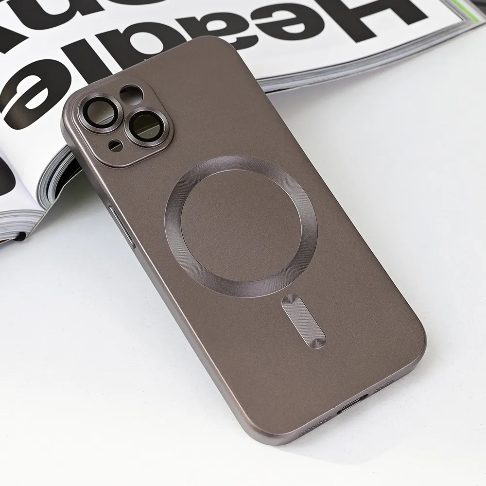 Torbica Magsafe Chrome za iPhone 14 6.1 siva
