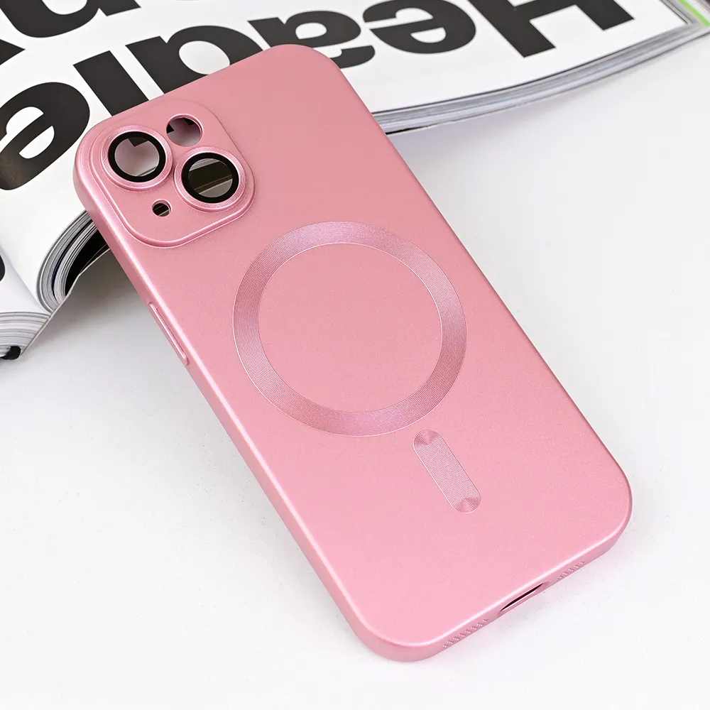 Torbica Magsafe Chrome za iPhone 15 6.1 roze