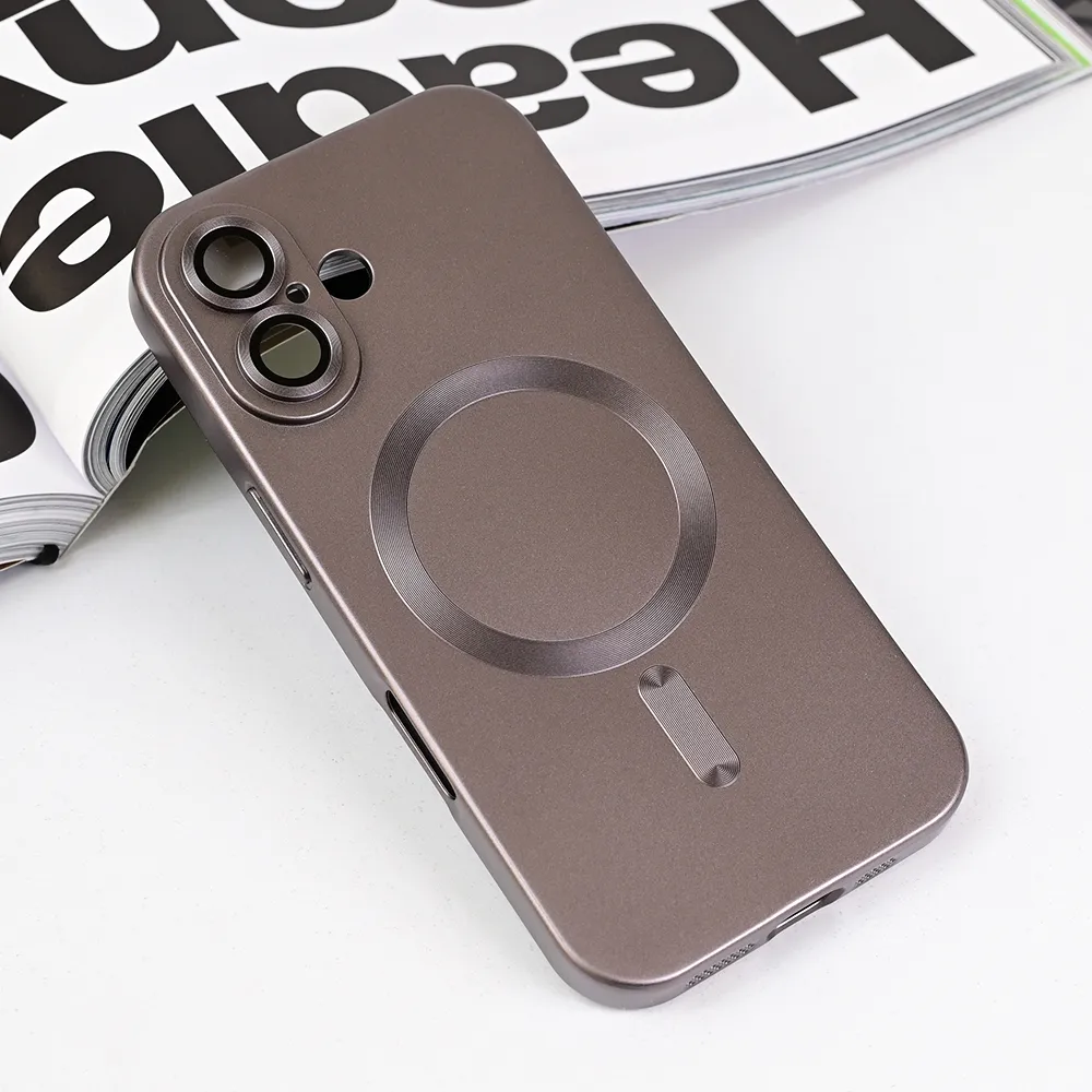 Torbica Magsafe Chrome za iPhone 16 6.1 siva