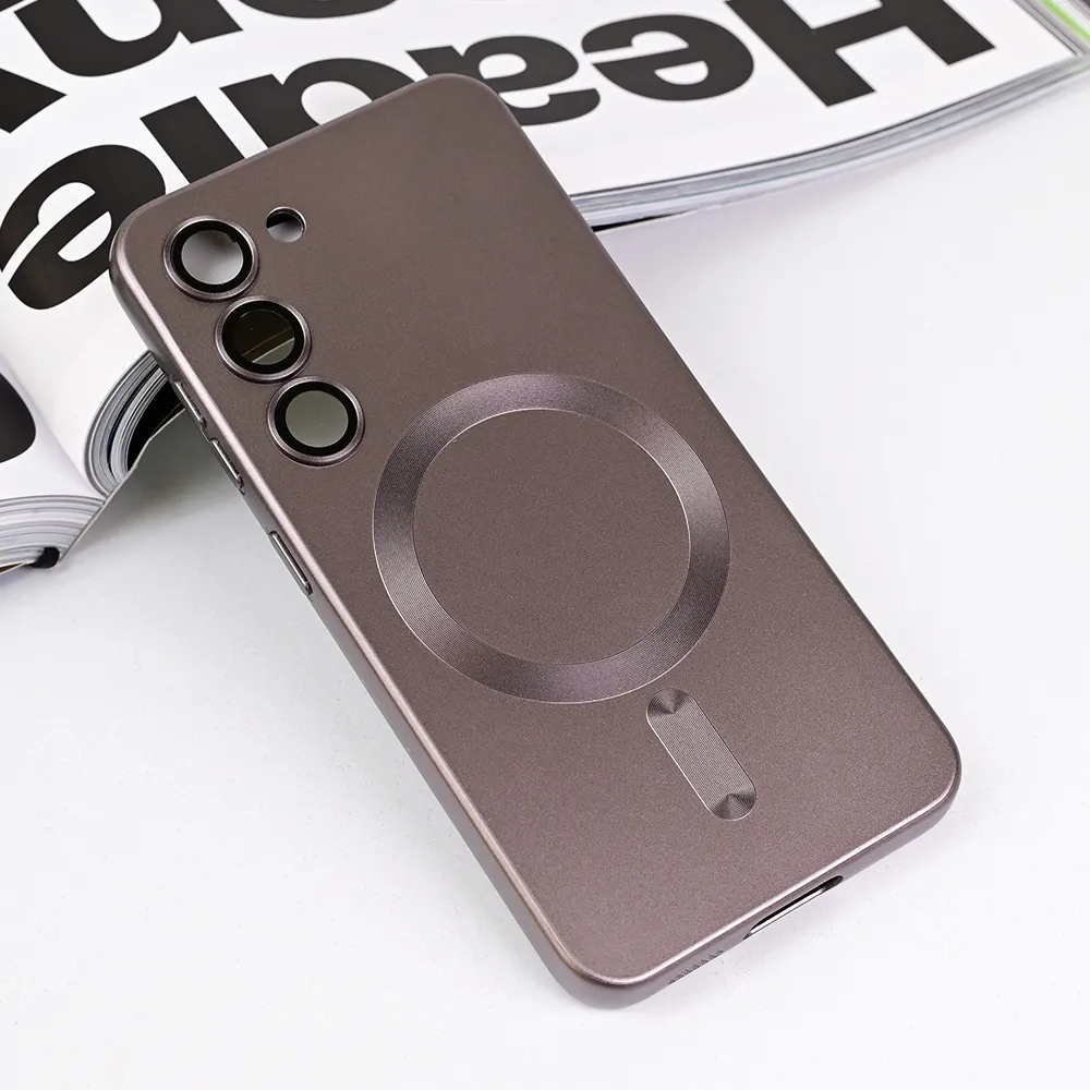 Torbica Magsafe Chrome za Samsung S911B Galaxy S23 5G siva