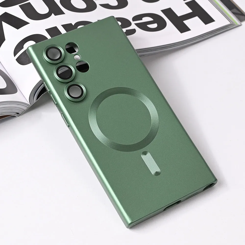 Torbica Magsafe Chrome za Samsung S928B Galaxy S24 Ultra zelena