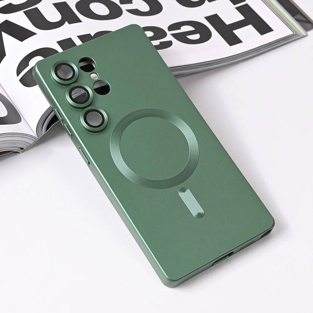 Torbica Magsafe Chrome za Samsung S938B Galaxy S25 Ultra zelena