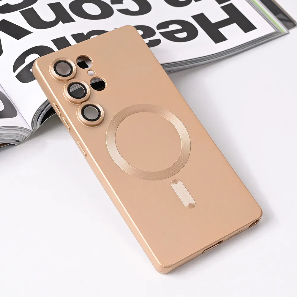 Torbica Magsafe Chrome za Samsung S938B Galaxy S25 Ultra zlatna