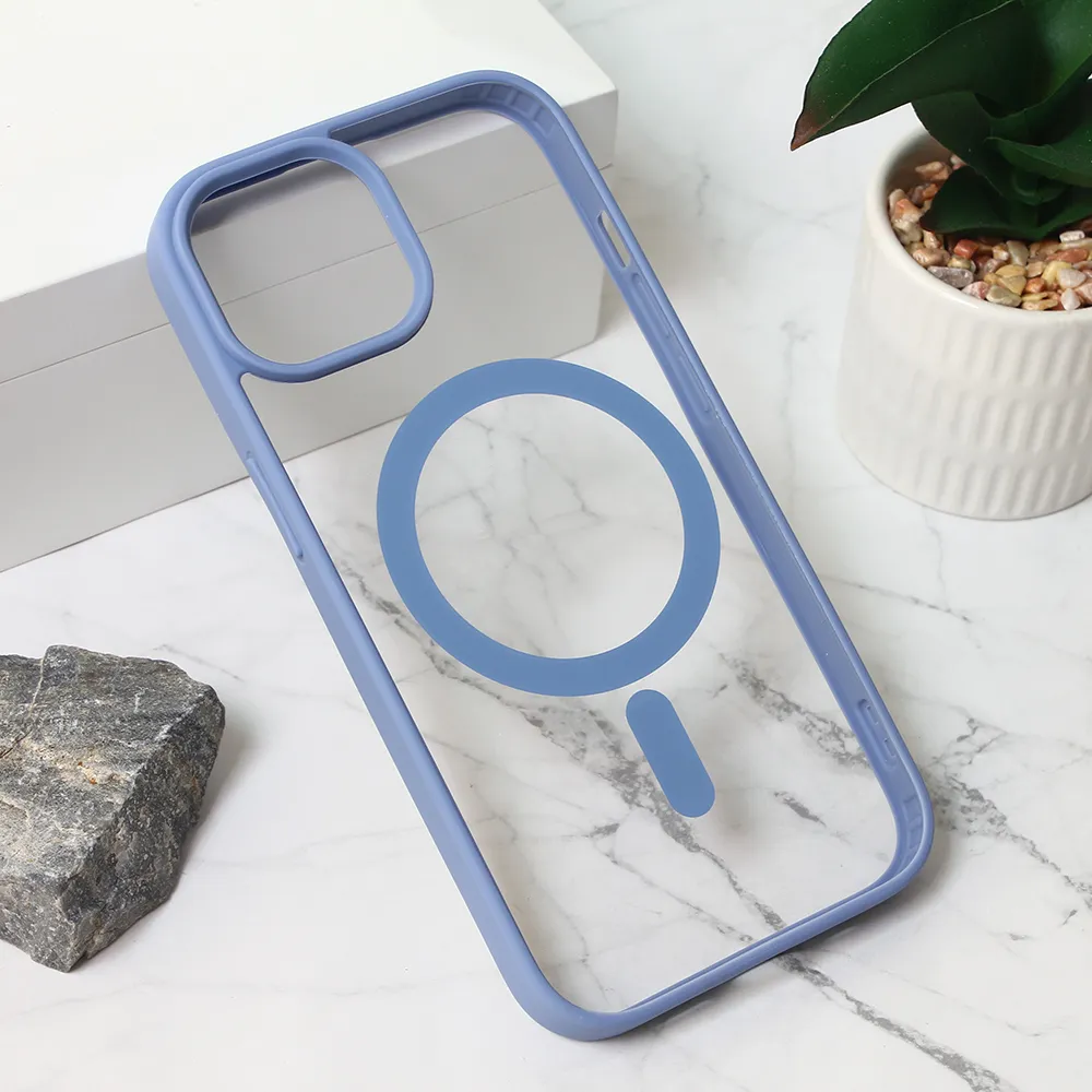 Torbica Magsafe Frame Color za iPhone 15 6.1 plava