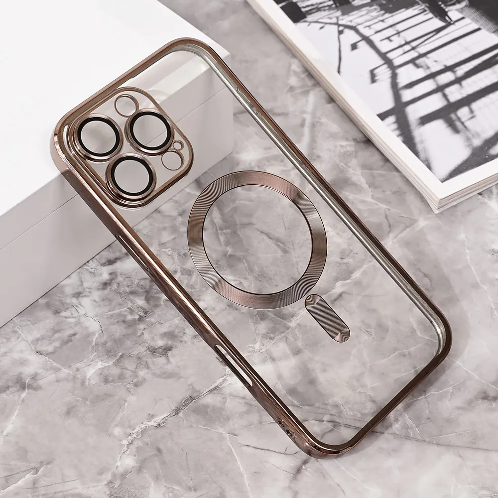 Torbica Magsafe Lux za iPhone 16 Pro Max 6.9 siva