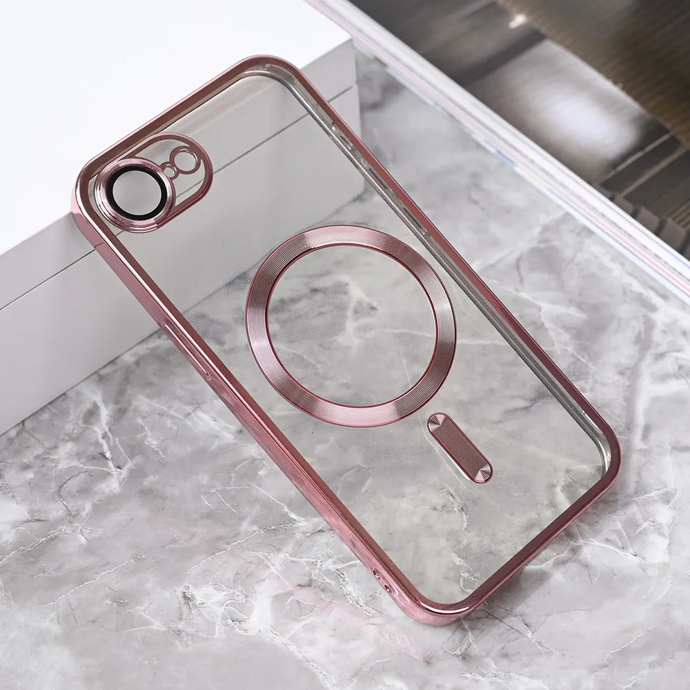 Torbica Magsafe Lux za iPhone 16E roze