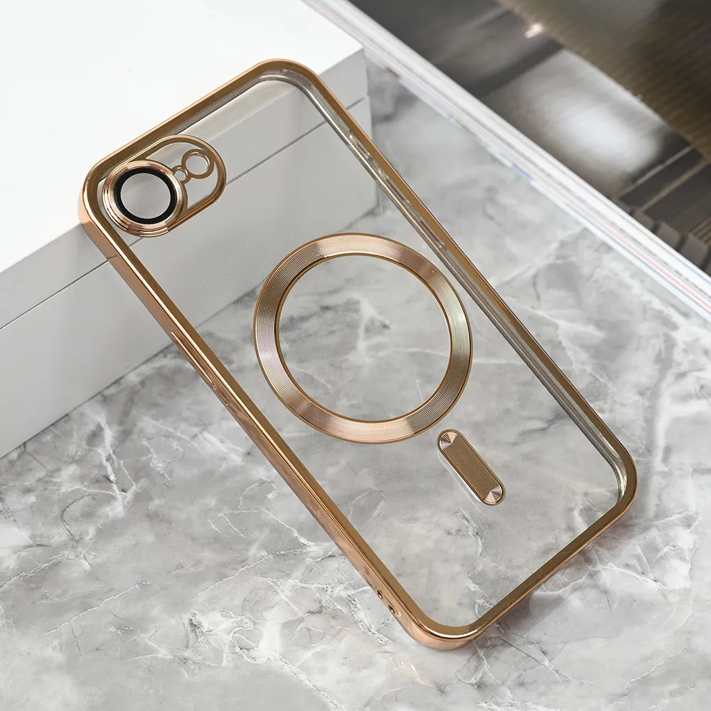 Torbica Magsafe Lux za iPhone 16E  zlatna