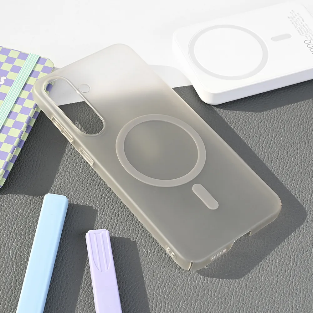 Torbica Magsafe Matte PC za Samsung S936B Galaxy S25 Plus siva