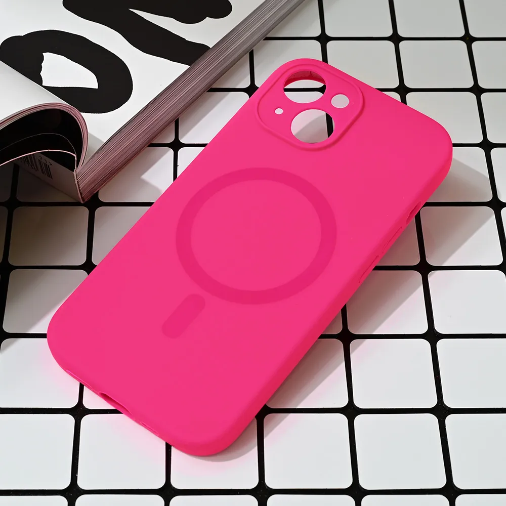 Torbica Magsafe Pure color za iPhone 15 6.1 pink