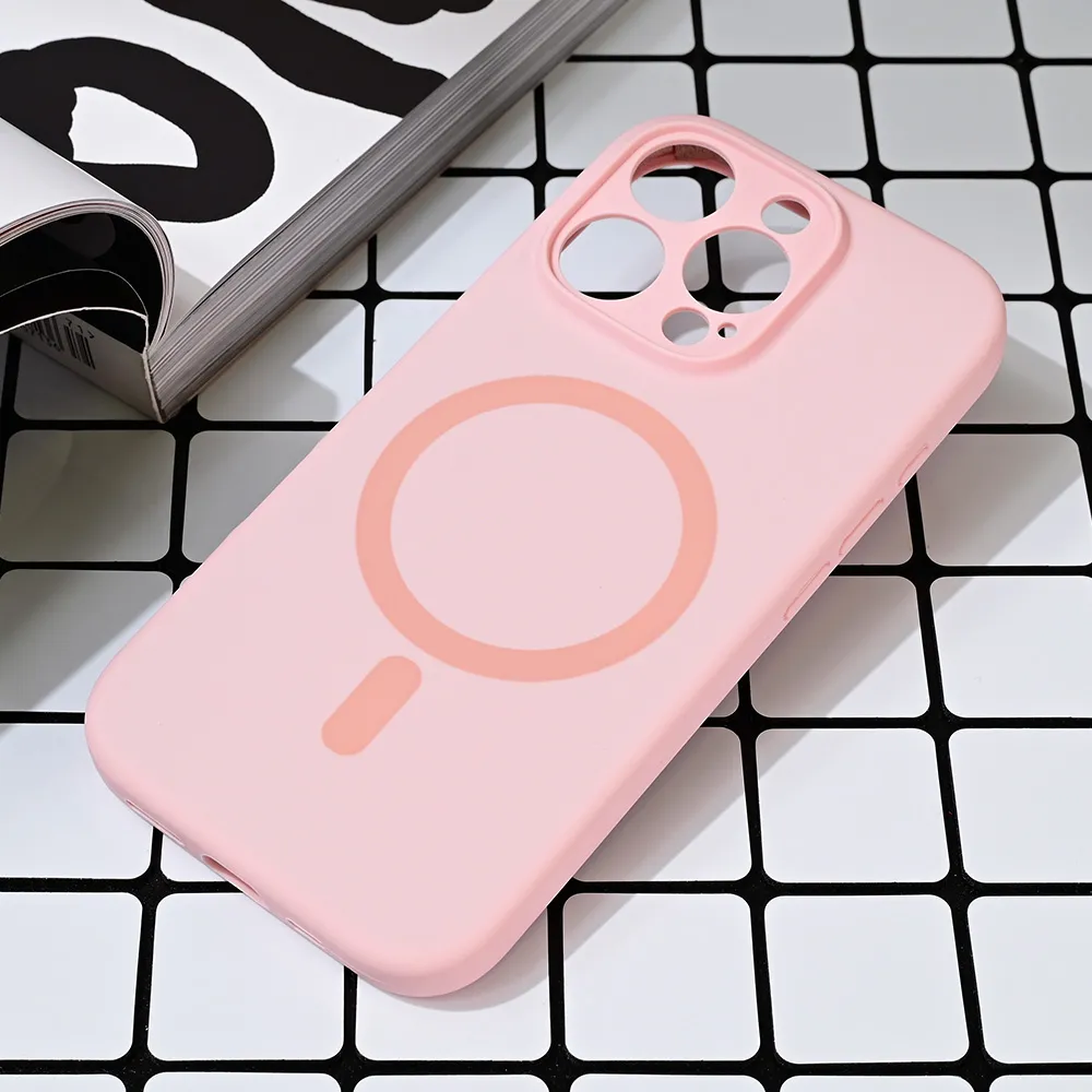 Torbica Magsafe Pure color za iPhone 16 Pro 6.3 roze