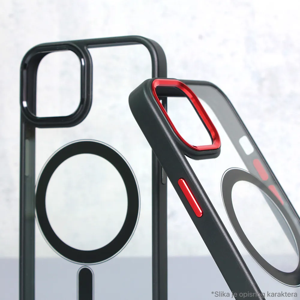 Torbica Magsafe Shining Camera za iPhone 14 Plus 6.7 crvena