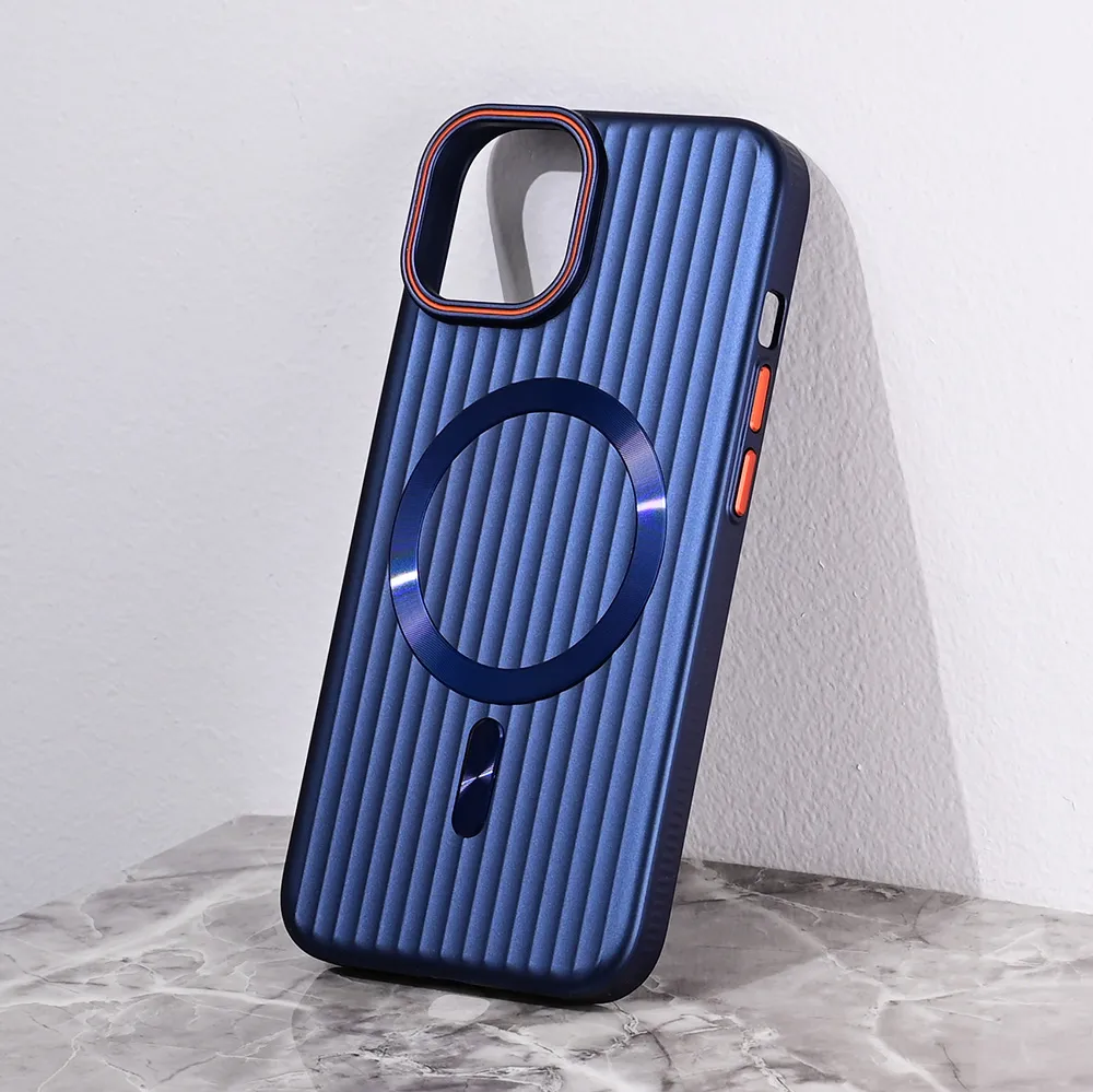 Torbica Magsafe Stripe za iPhone 15 6.1 plava