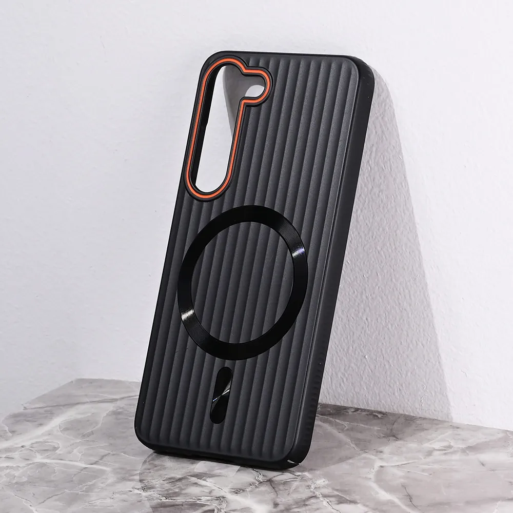 Torbica Magsafe Stripe za Samsung S911B Galaxy S23 crna