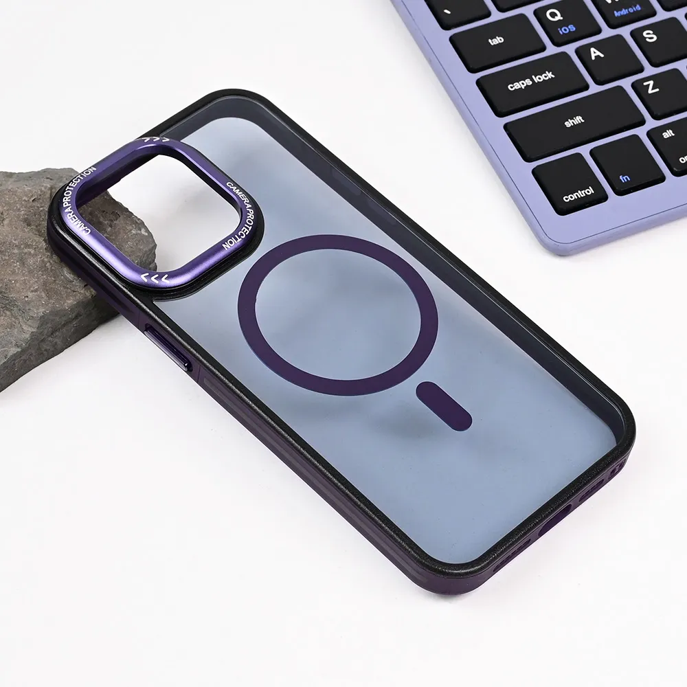 Torbica Magsafe Trendy za iPhone 15 Pro Max 6.7 ljubicasta