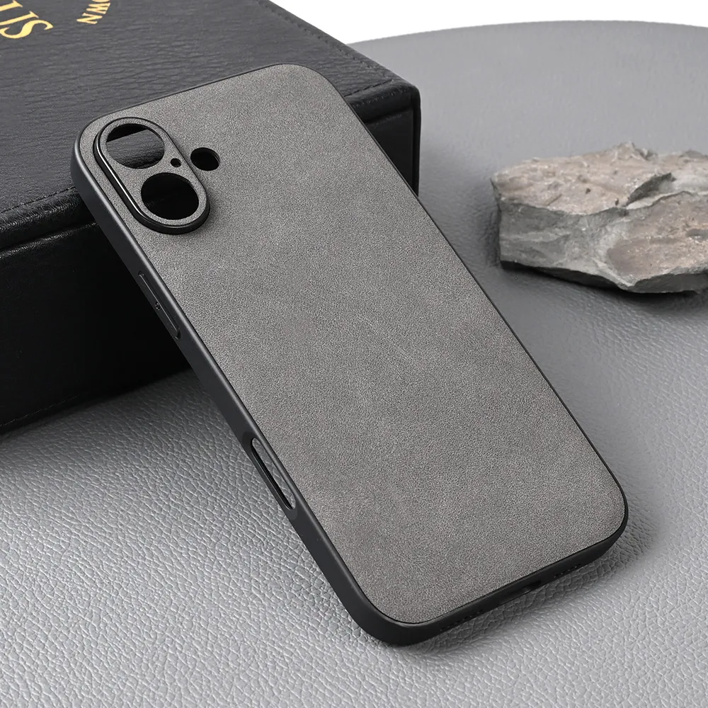 Torbica OLGE za iPhone 16 6.7 Plus siva
