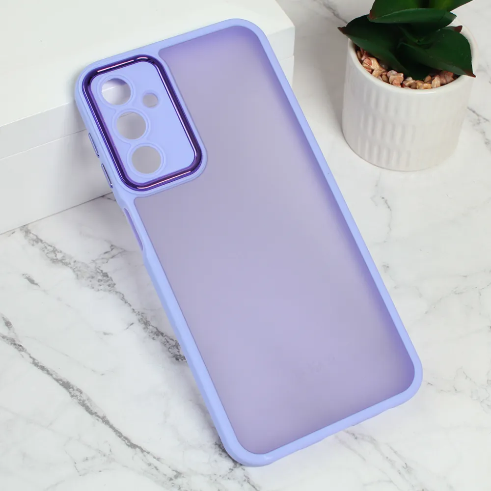 Torbica Shining Camera za Samsung Galaxy A24 4G ljubicasta