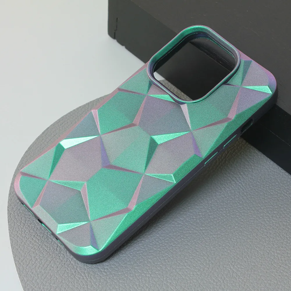 Torbica Shiny Diamond za iPhone 14 Pro 6.1 zelena