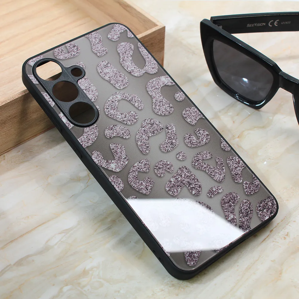 Torbica Shiny glass za Samsung S926B Galaxy S24 Plus siva