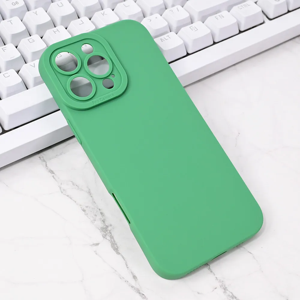 Torbica Silikon Pro Camera za iPhone 16 Pro Max 6.9 tamno zelena