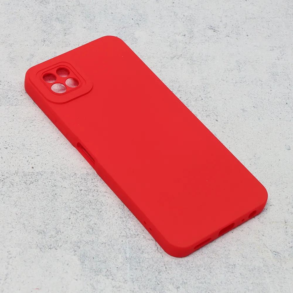 Torbica Silikon Pro Camera za Samsung A226B Galaxy A22 5G crvena