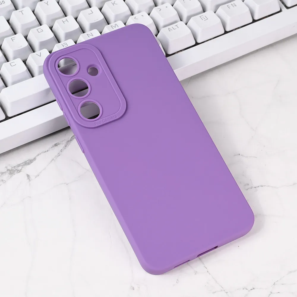 Torbica Silikon Pro Camera za Samsung S936B Galaxy S25 Plus ljubicasta