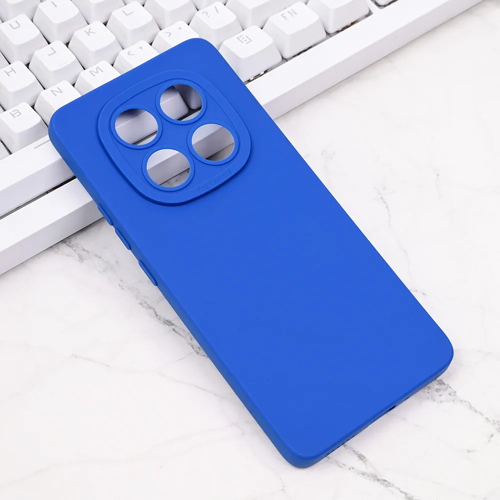Torbica Silikon Pro Camera za Xiaomi Redmi Note 14 Pro Plus plava