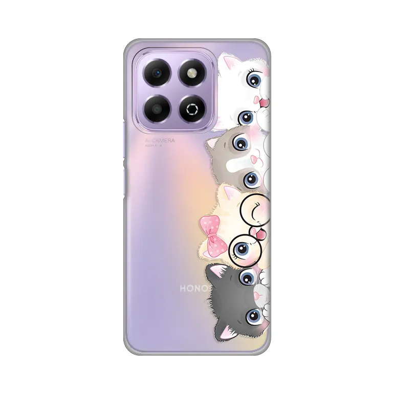 Torbica Silikonska Print Skin za Honor X6b Cats