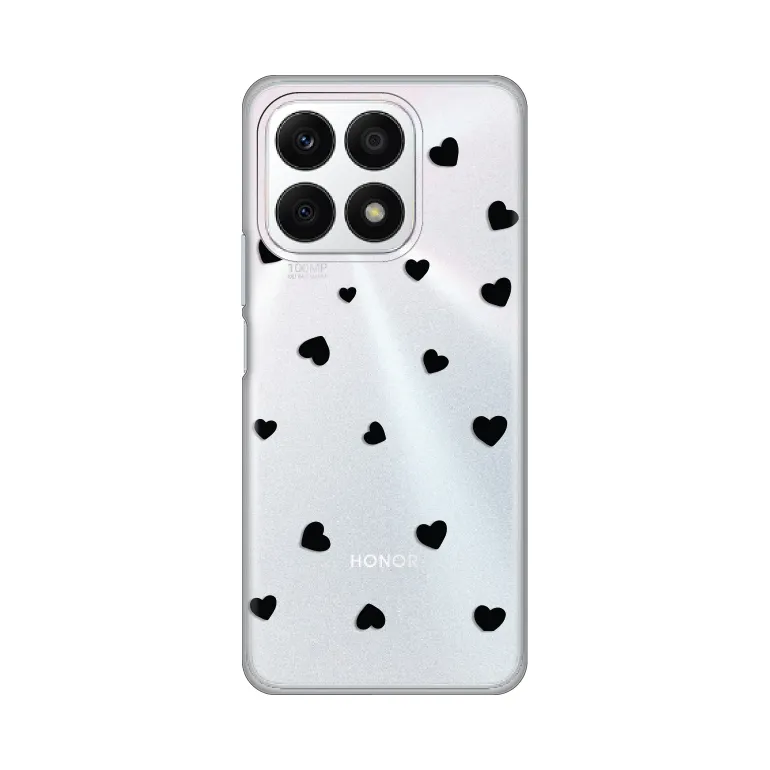 Maska za Honor X8a Hearts Silikonska Print Skin