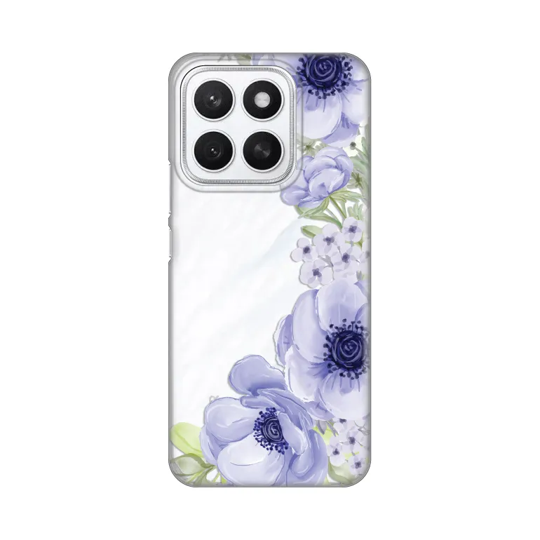 Torbica Silikonska Print Skin za Honor X8c Blue Roses