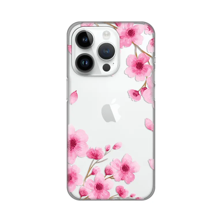 Torbica Silikonska Print Skin za iPhone 14 Pro 6.1 Rose flowers