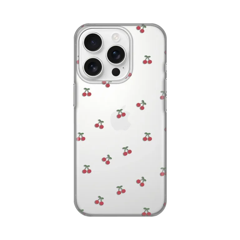 Torbica Silikonska Print Skin za iPhone 16 Pro 6.3 Little Cherry