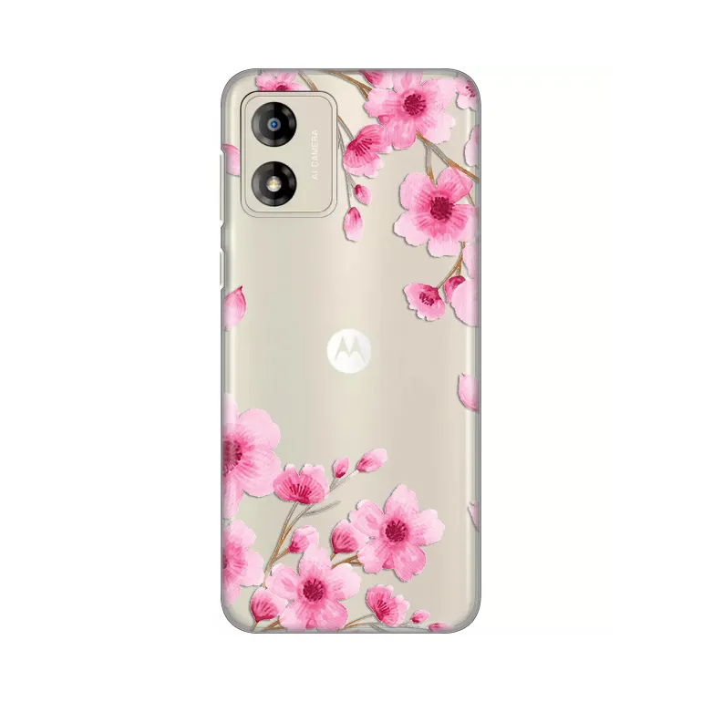 Torbica Silikonska Print Skin za Motorola Moto E13 Rose flowers