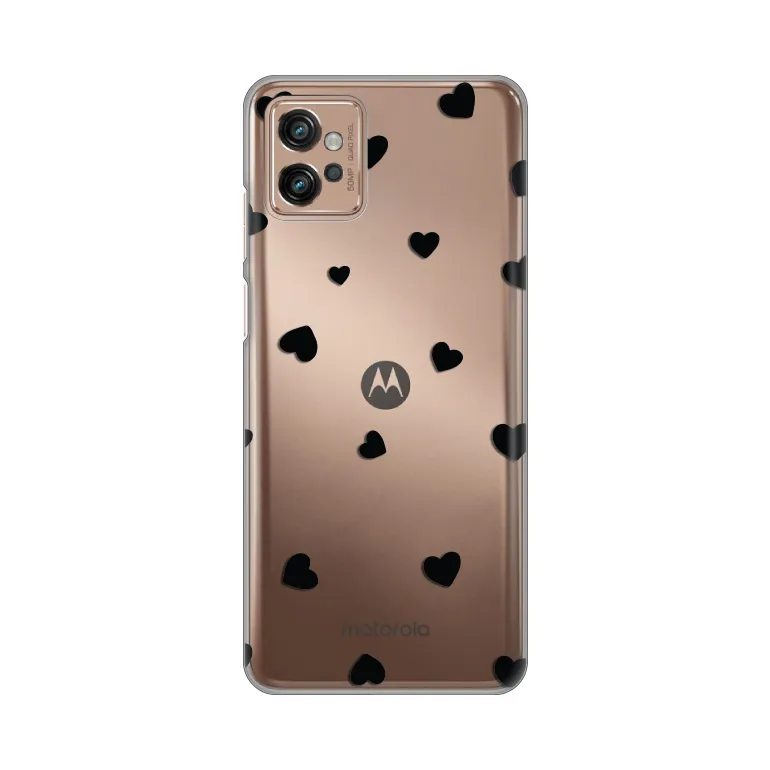 Torbica silikonska Print Skin za Motorola Moto G32 Hearts